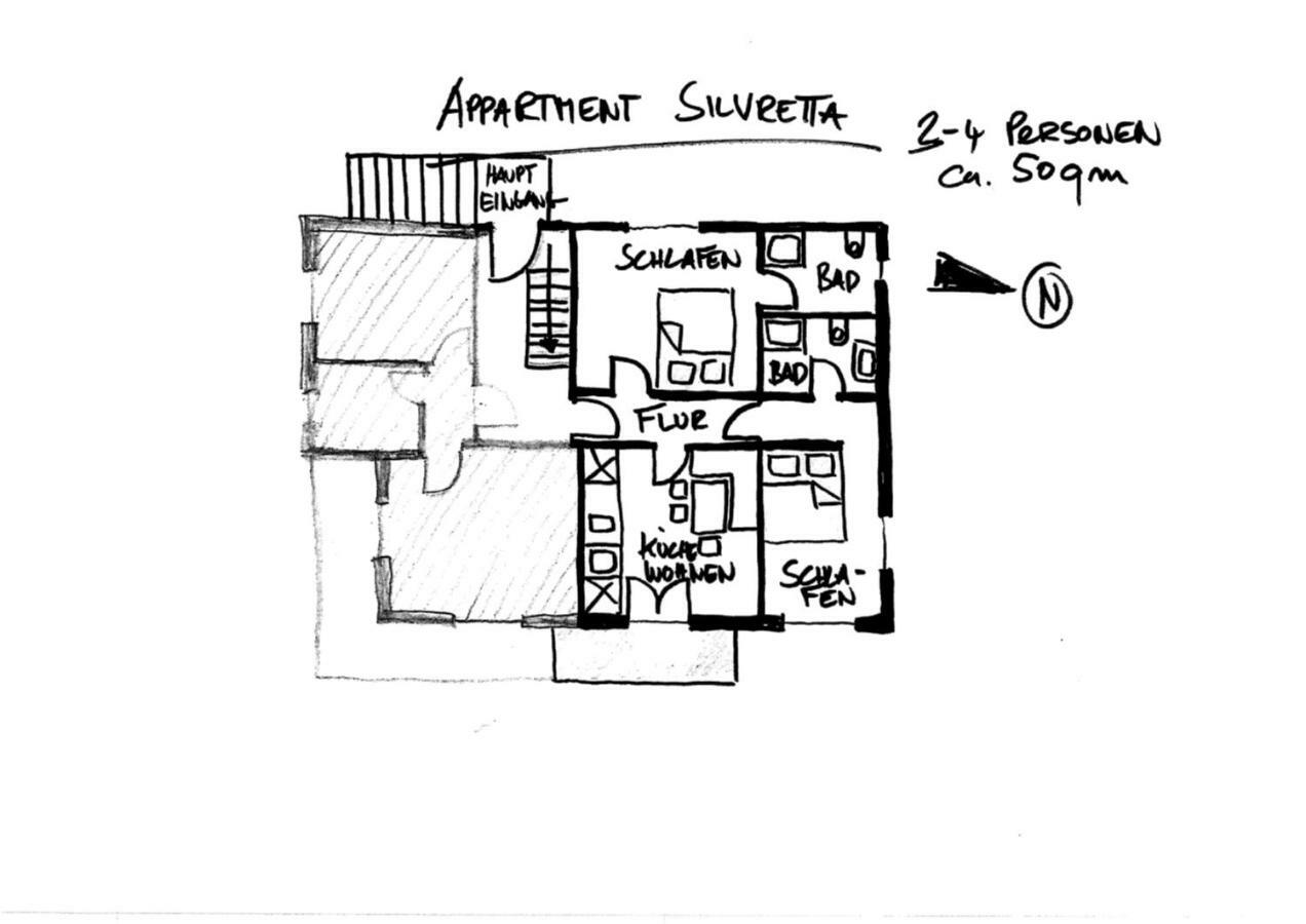 Apartamento Haus Galgenul Sankt Gallenkirch Exterior foto